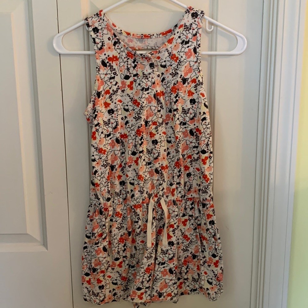 floral kids romper
